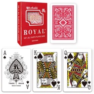 Royal Plastic Playing Card/Royal Casino Poker Plastic Card 100% (52 + 4 Jokers Deck)