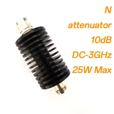 SMA Attenuator 3dB / 6dB / 10dB / 20dB / 30dB N Type Attenuator 10dB/50dB Step Attenuator 20dB/60dB