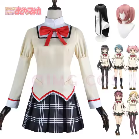 Kaname Madoka Akemi Homura Cosplay Costume School Uniform Puella Magi Madoka Magica Adult Anime Hall