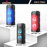 KINGSTER KST-7683 SUPER BASS Karaoke Wireless Bluetooth Portable Speaker with MICROPHONE