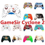 80 Colors Graphics Vinyl Skin Wrap Remote Sticker Decal Compatible with GameSir Cyclone 2 Controller