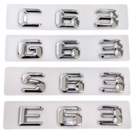 3d Chrome Letters For Car Mercedes S63 G63 C63 E63 AMG W205 W204 W213 W212 W222 W221 W463 Trunk Badg