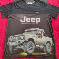 Kaos / T-shirt Fred Perry Jeep original Bekas berkualitas