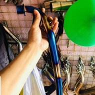 Titanium-plated stainless steel exhaust for Ex135 phutungxe Accessories Spare Parts