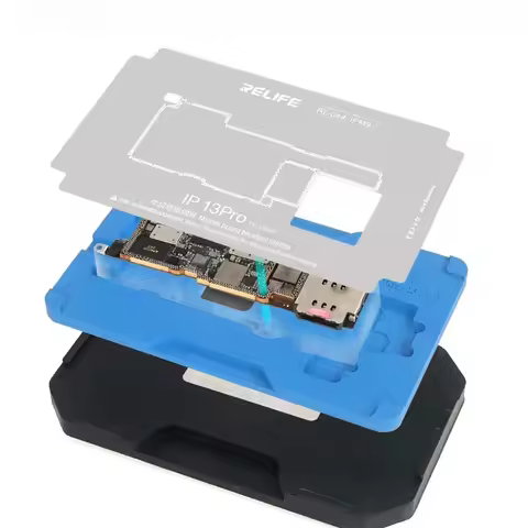 RELIFE RL-601T 26 in 1 iPhone X-16 PM 16E Motherboard Middle Layer Board Plant Tin Platform 3D BGA R