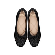 SHU SOFY SOFA 0.5" WOVEN CRAFT - BLACK รองเท้าคัทชู