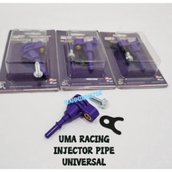 UMA RACING UNIVERSAL INJECTOR PIPE HOLDER (PURPLE)