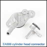 【All Aluminum】Audi A4LQ5A6L Volkswagen EA888 Third Generation Two Three-way Tank Water Pipe Joint Al