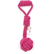 → Dog Cat Biting Toy Tug Of War Rope Ball Toy 7ZL