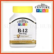 21st Century, Vitamin B12, B-12 500 mcg, 110 Tablets
