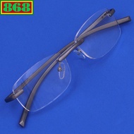 Rimless aluminum glasses, farsighted glasses from 1 degree to 3.5 degrees, rimless glasses