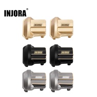INJORA 33 11g Brass Front Rear Axle Diff Cover para sa 1/18 RC Crawler Car TRX4M Upgrade Parts