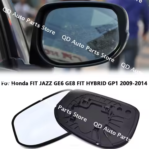 Outer Rearviem Side Mirror Lens Door Wing Rear View Mirrors Glass For Honda FIT JAZZ GE6 GE8 FIT HYB