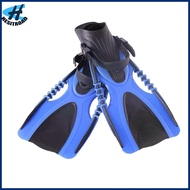 Bucwxa Adult Swimming Fins Tpr Pp Material Fins Adjustable Buckle Swim Fins for Snorkeling Diving Sw
