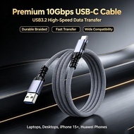 KAIYUE  60W USB to TYPE C hard drive cable, Type-C USB 3.2 data cable, Type-C 10G high-speed cable, 