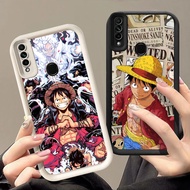 Case for OPPO Reno A53 3 F15 A31 A33 A91 A53S Realme C17 C85 Pro 7i Q-40 One Piece Luffy Silicone Ph
