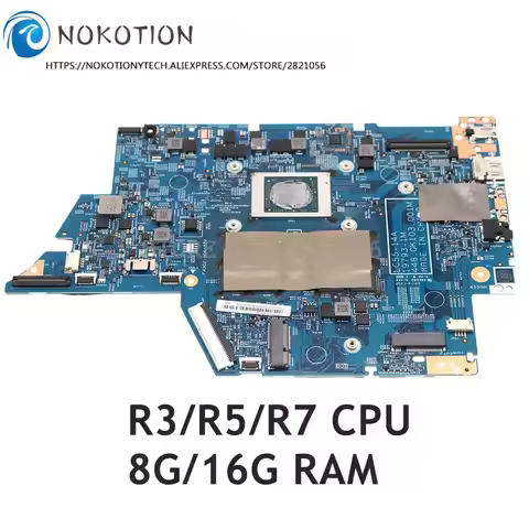 LC55-14A 19793-1M 19793-3 448.0K103.001M For Lenovo IdeaPad Flex 5-14ARE05 Laptop Motherboard With R