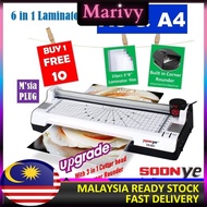 Marivy - SOONYE Multifunction 6-in-1 A3 YE381 or  A4 YE288 A5 A6 6R 5R 4R 3R 2R Size Laminator Lamin