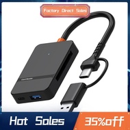 USB 3.0 Card Reader SD Micro-SD TF  MS Compact Flash Card Adapter for Laptop PC Multi Card Reader  C