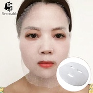 [Serenable] 100Pcs Facial Gauze Mask Gauze White with Mesh Gauze Pad Sheet Gauze Pre Cut Soft Gauze 