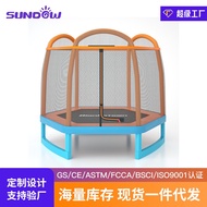 HY💞Trampoline Children's Indoor and Outdoor Large Child Baby Bouncing Bed Rub Bed Family Trampoline Toys KKZF