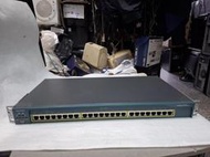 【電腦零件補給站】Cisco 2950G-24 24 個10/100 網路交換器 含2邊耳架 "現貨