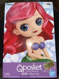 日本直送 全新 Qposket QP 迪士尼 Disney Princess 公主 Ariel 愛麗兒 小美人魚 Glitter line 閃耀系列 模型 Figure