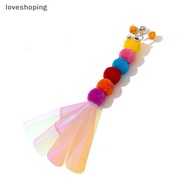[loveshoping] Cat Teaser Wand Refill Funny Butterfly Kitten Teaser Stick Replacement Refill Attachme