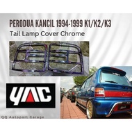 Perodua Kancil 1994-1999 K1/K2/K3 Tail Lamp Cover Chrome