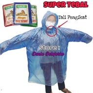 Thick HDPE Plastic Raincoat Poncho Long Sleeve Plastic Coat
