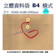 [Ready Stock Tax Included Invoices] [30 Pcs/Pack] B4 Horizontal Three-Dimensional Information Bag wi
