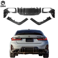 Carbon Fiber FD Style High Quality Exhaust Tail Diffuser Spoiler Lip Suitable for 3 Series G20 G21 T