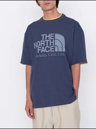 日本預訂 2色選 the north face purple label 拼摺logo 短袖T恤 tee