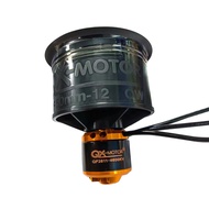 QX-MOTOR 50 มม.EDF QF2611 12 ใบมีดพัดลม CW CCW พร้อมมอเตอร์ไร้แปรงสําหรับ RC Multirotor เฮลิคอปเตอร์