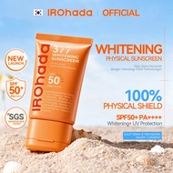 IROHADA 377 Whitening Sunscreen SPF50 PA++++ Lightweight Sun Protection For Acne Sensitive Skin