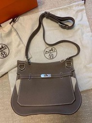 100% Authentic new Hermes Jypsiere 28 BAG handbag 原裝正品愛馬仕大象灰手袋 shoulder bag not lindy garden party kelly authentic full set elephant grey Jypsiere