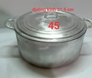 NỒI GANG ĐÚC BẰNG THỦ CÔNG MỸ NGHỆ 31CM