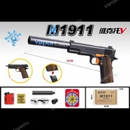 pistol mainan anak toy gun M1911 dengan magazine peluru water gel