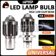 H4 BA20D Motorcycle Headlight LED Bulb H4 BA20D 1PC Led Lamp Motor 6000LM Hi-Lo Beam Lamp Scooter Ac