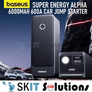 【SKIT】Baseus Super Energy Alpha 6000Mah 12V 600A Car Jump Starter Power Bank Portable Battery Emerge