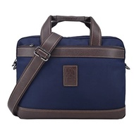 LONGCHAMP BOXFORD系列帆布兩用公事包(小-深藍)