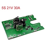 5S 18V 21V 30A Li-ion Lithium Battery BMS 18650 battery screwdriver shura Charger Protection Board fit for dewalt 21V