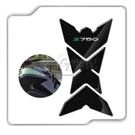 3D Epoxy Crystal Carbon Fiber Motorcycle Fuel Tank Pad Protective Sticker Flower/Sticker/Kawasaki Z7