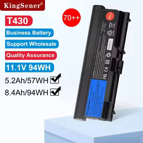 KingSener 94WH 57WH New Laptop Battery for Lenovo ThinkPad T430 T430I T530 T530I W530 SL430 SL530 L4