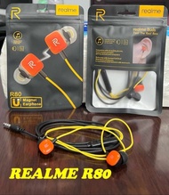 headset Handsfree original realme R-80 super bass bagus packing plastik