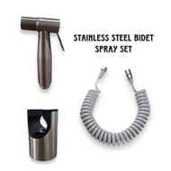 Flexible spring hose Bathroom Stainless Steel Bidet Spray Set