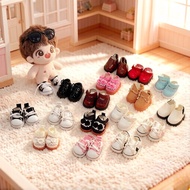 10cm Cotton Doll Canvas Shoes Leather Shoes Plush Doll Wear Shoes