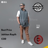 Rosal Muslim Men's Prayer Vest Pakistani Kurta Hoodie Zipperkoko