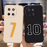Football Jersey Number 10 7 Custom Photo Cover Phone Case For OPPO Realme 14 13 11 10 9 9I 8 7 7I 6 