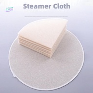 White Pure Cotton Steamer Mat for Bread and Egg Rolls Pack of 5 26 60cm Diameter#EXQU